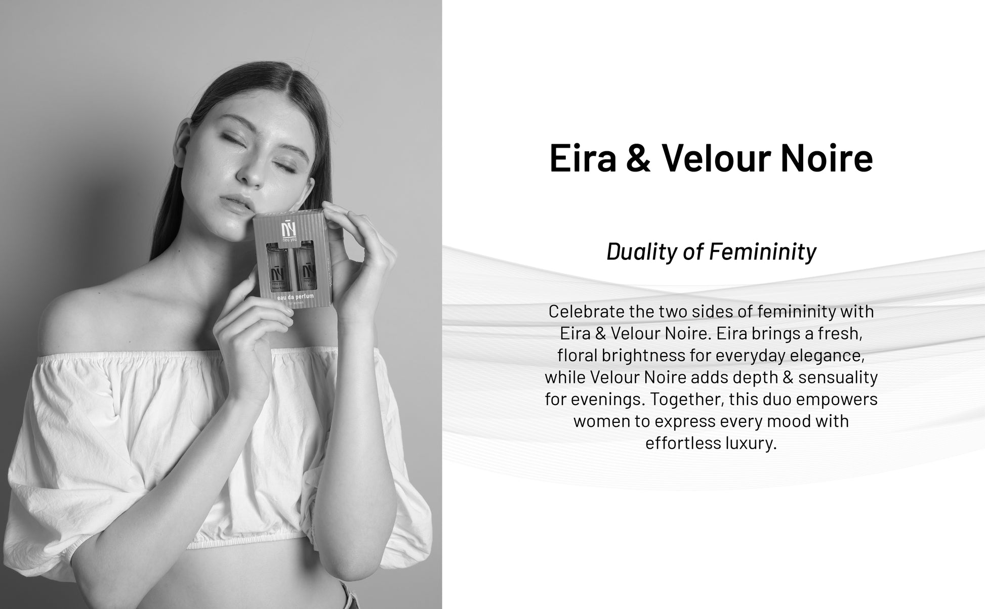Neu Yeu EDP Womens Pack of 2 Velour Noire & Eira