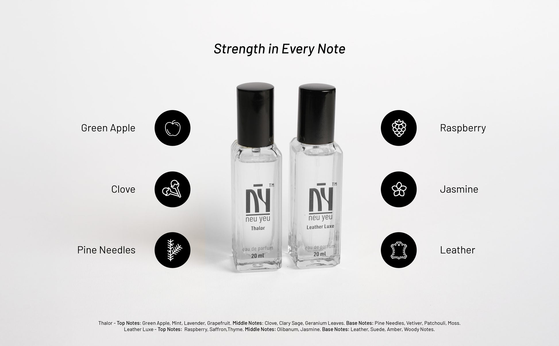 Neu Yeu Eau de Parfum Men's Pack of 2: Thalor & Leather Luxe
